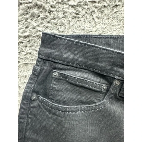 NWT J. Crew Straight Signature Flex Denim Jeans Dark Shadow Mens Size 34 x 34 Slim Straight